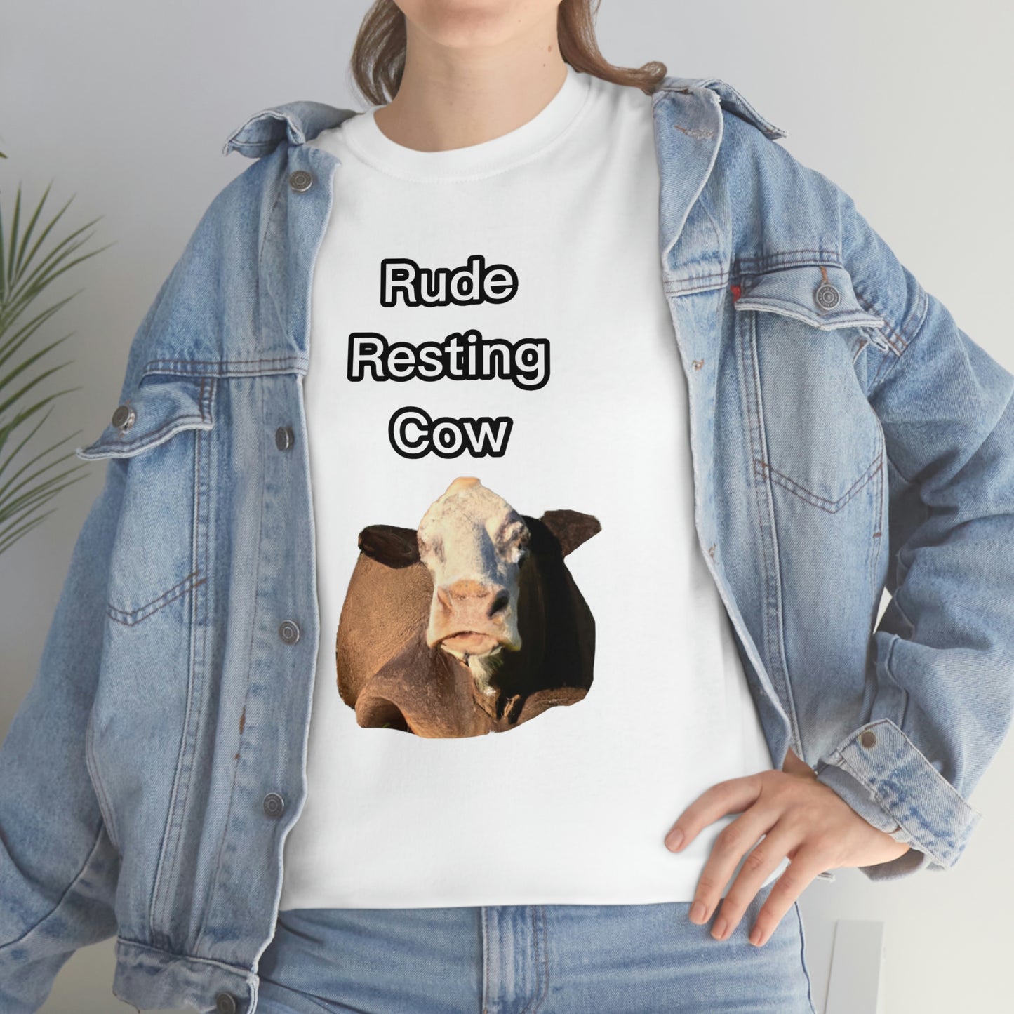 Rude Resting Cow | Official Undertime Slopper Merch