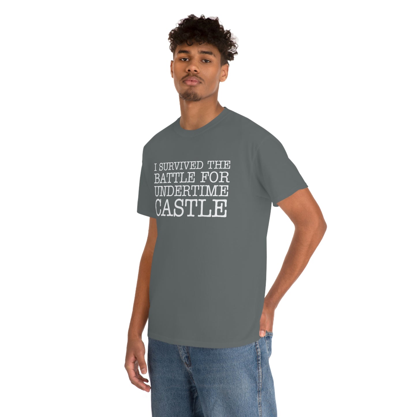 I Survived The Battle For Undertime Castle (White Text) | Official Undertime Slopper Merch