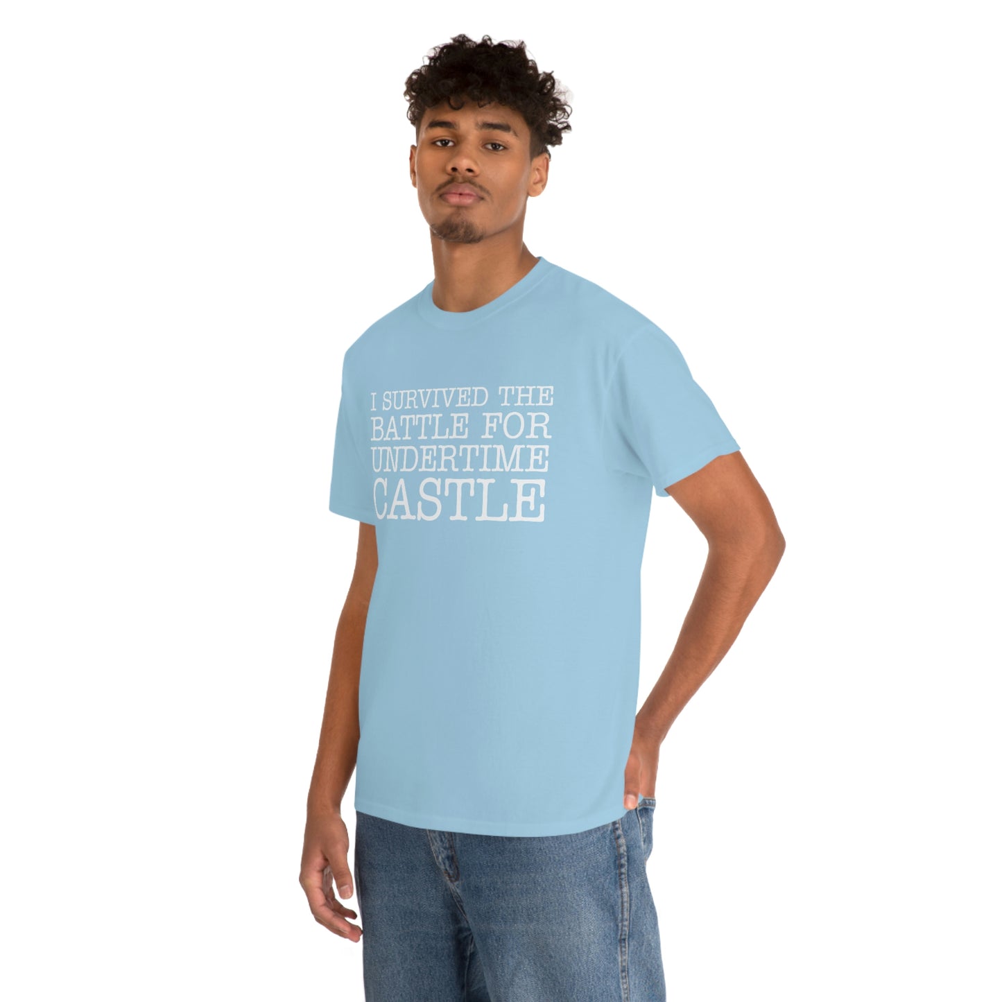 I Survived The Battle For Undertime Castle (White Text) | Official Undertime Slopper Merch