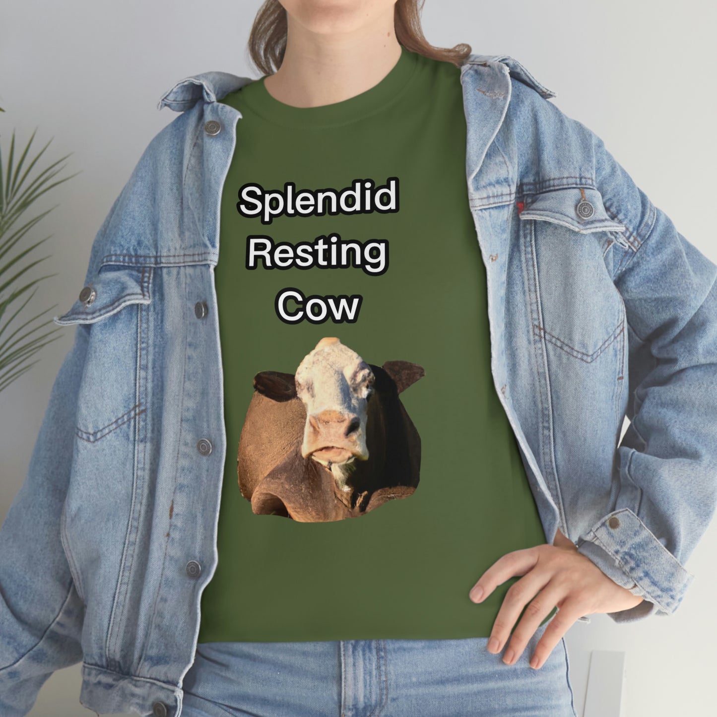 Splendid Resting Cow | Official Undertime Slopper Merch