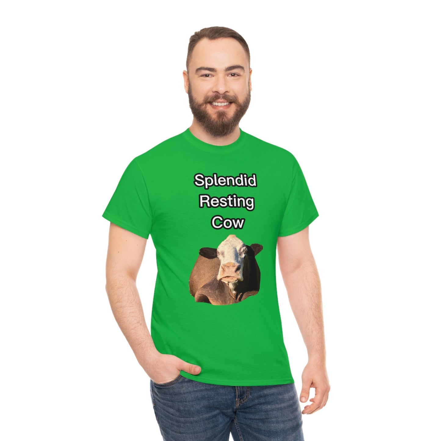 Splendid Resting Cow | Official Undertime Slopper Merch