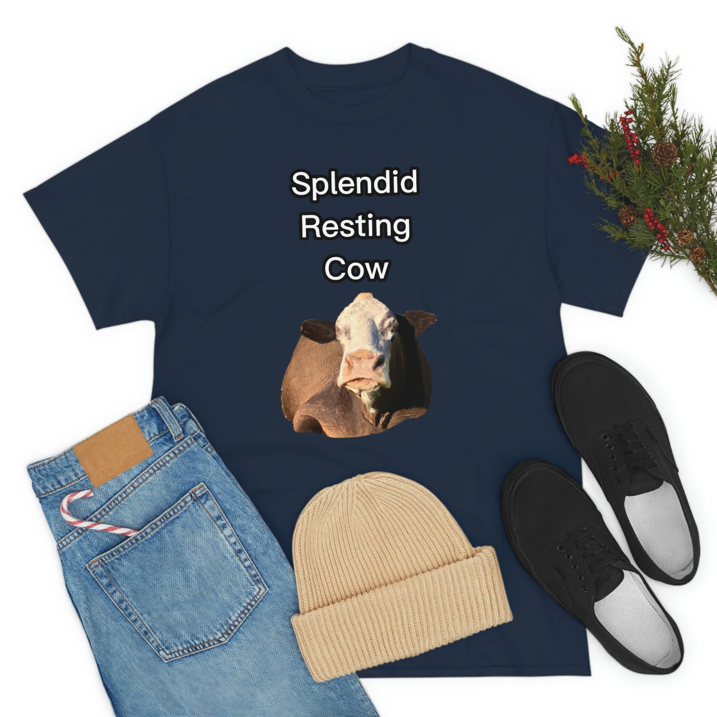 Splendid Resting Cow | Official Undertime Slopper Merch