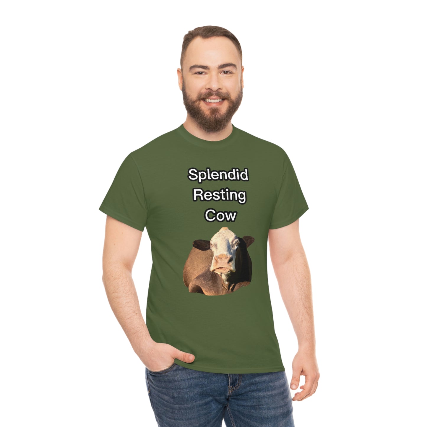 Splendid Resting Cow | Official Undertime Slopper Merch