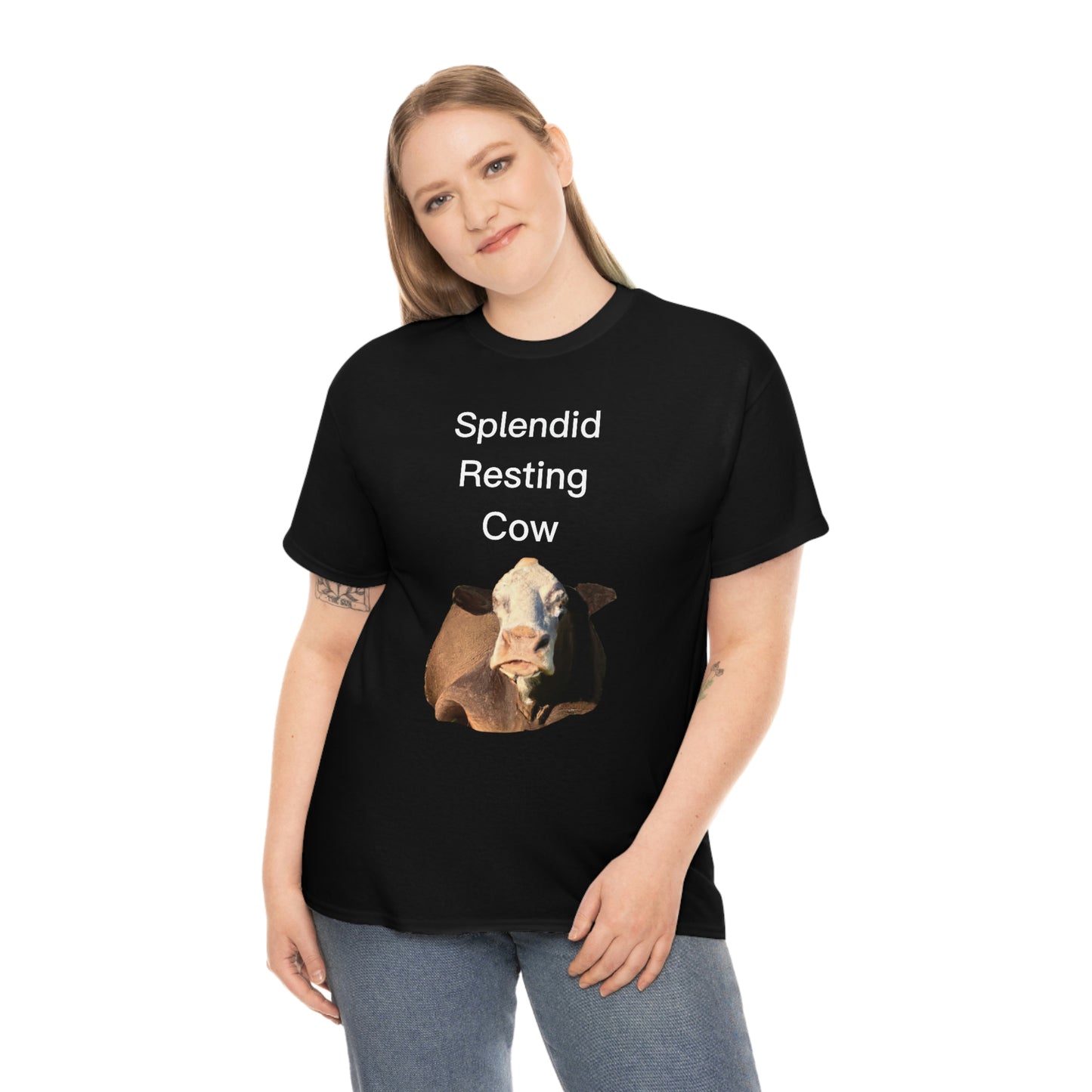 Splendid Resting Cow | Official Undertime Slopper Merch