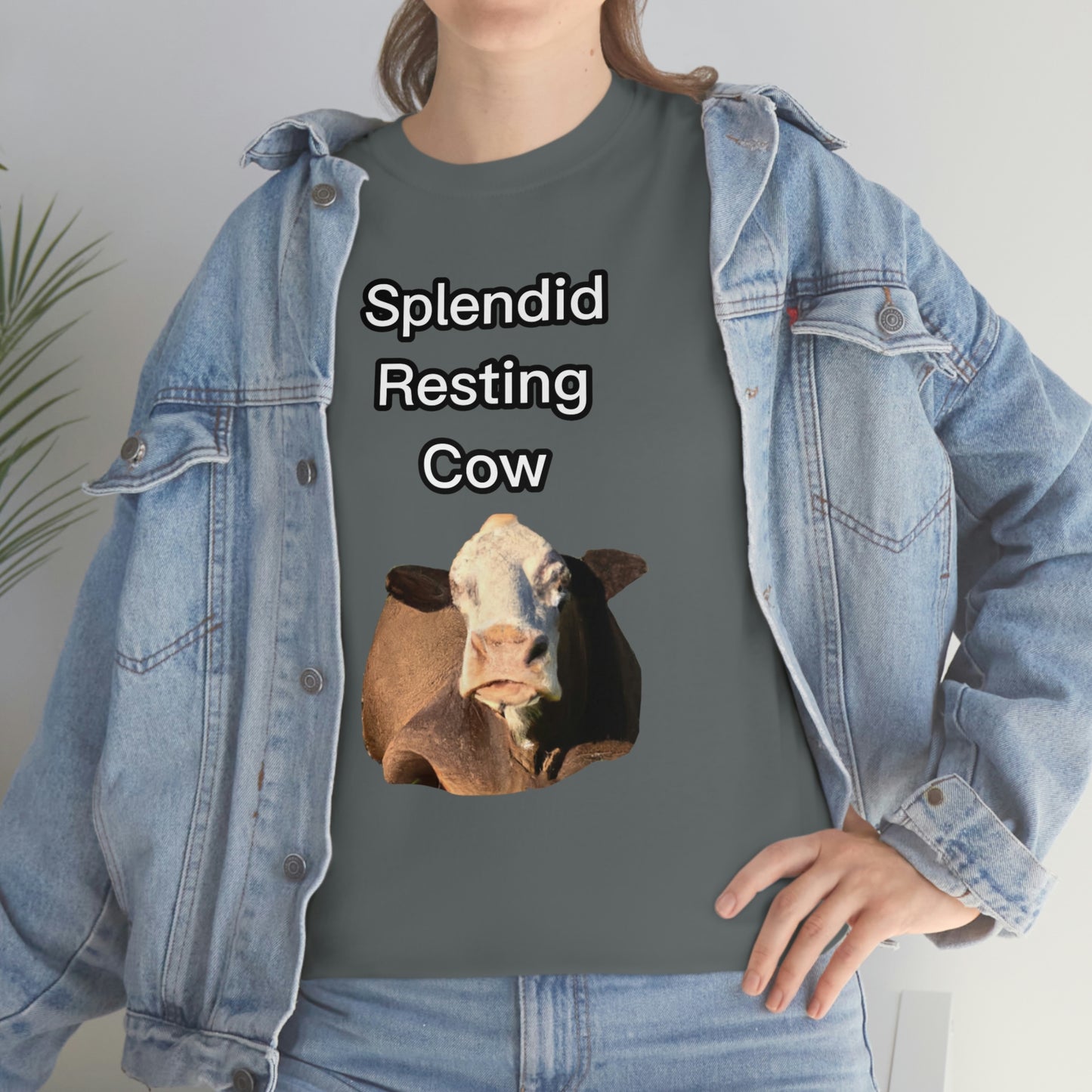 Splendid Resting Cow | Official Undertime Slopper Merch