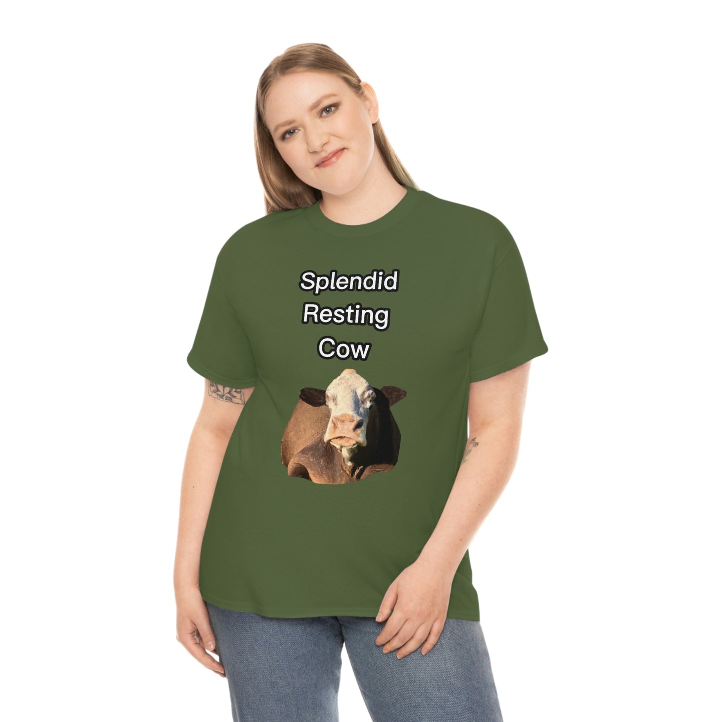 Splendid Resting Cow | Official Undertime Slopper Merch
