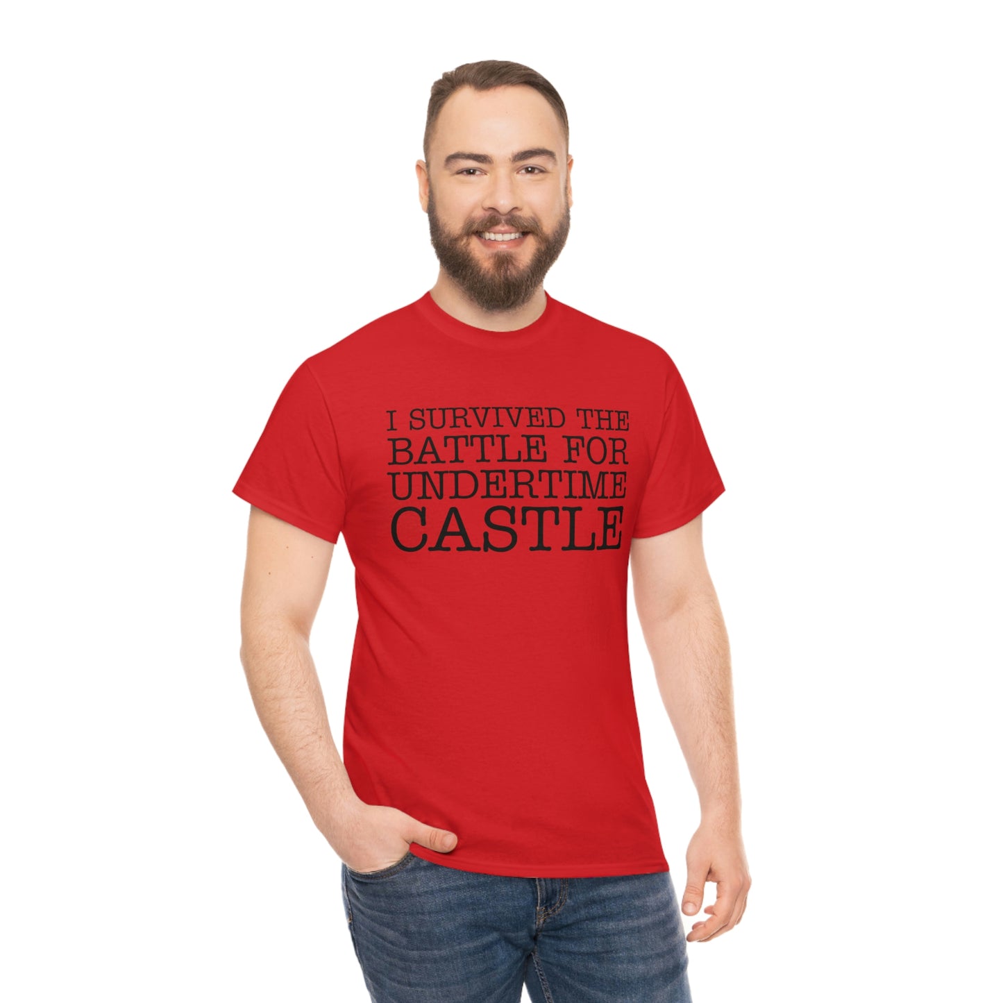 I Survived The Battle For Undertime Castle (Black Text) | Official Undertime Slopper Merch