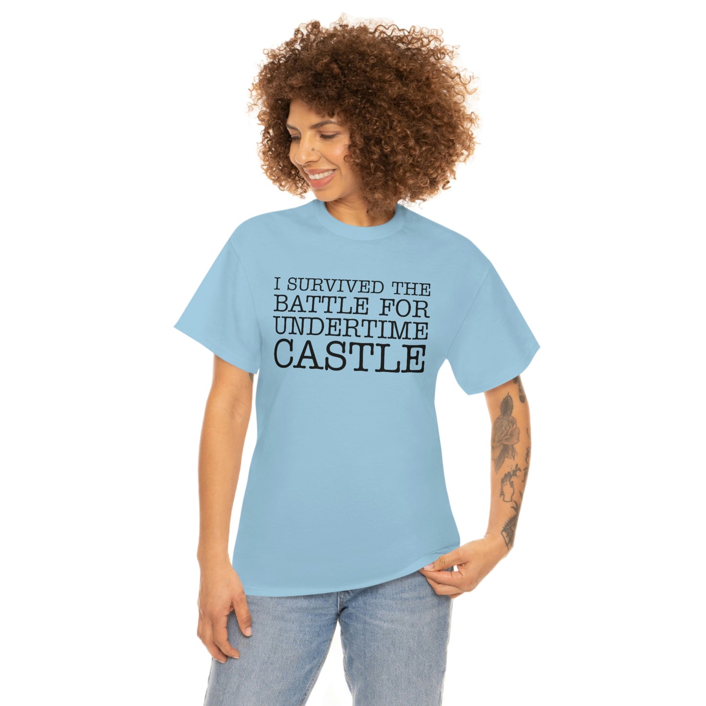 I Survived The Battle For Undertime Castle (Black Text) | Official Undertime Slopper Merch