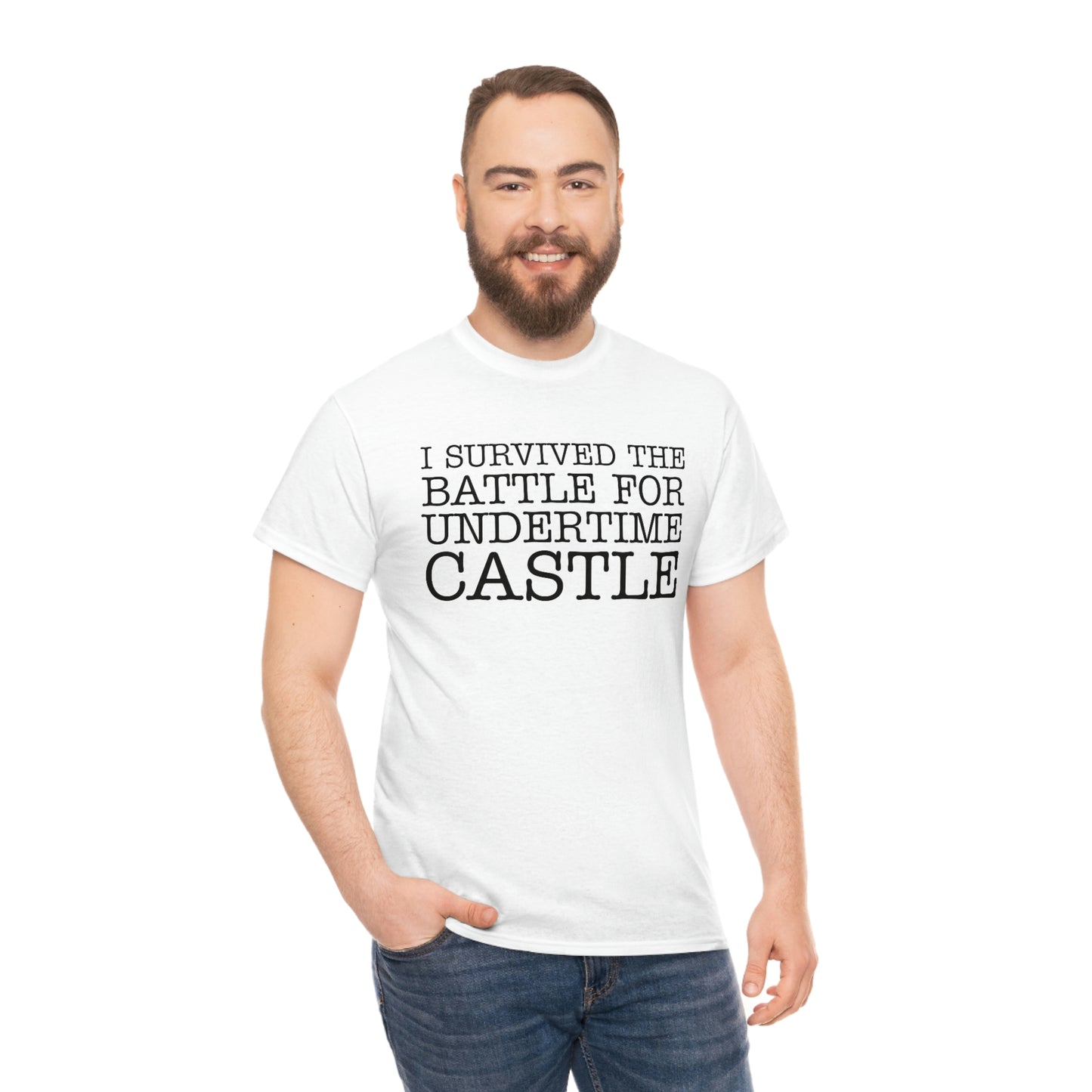 I Survived The Battle For Undertime Castle (Black Text) | Official Undertime Slopper Merch