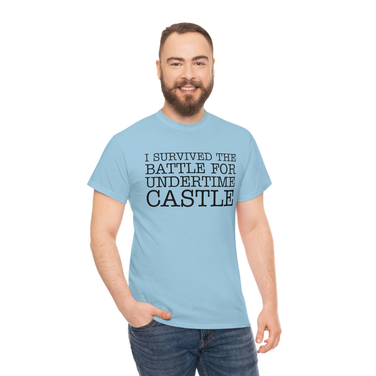 I Survived The Battle For Undertime Castle (Black Text) | Official Undertime Slopper Merch