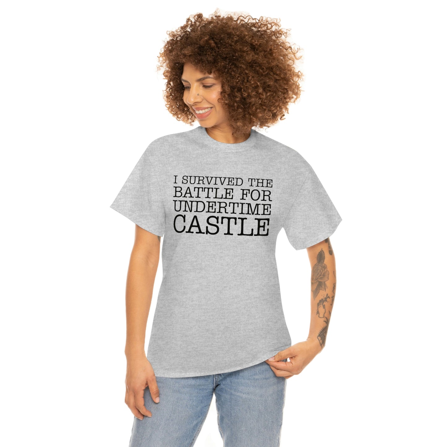 I Survived The Battle For Undertime Castle (Black Text) | Official Undertime Slopper Merch