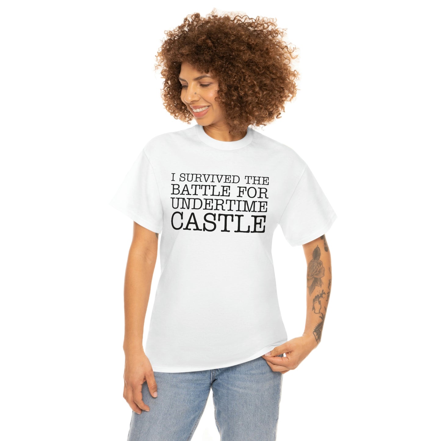 I Survived The Battle For Undertime Castle (Black Text) | Official Undertime Slopper Merch