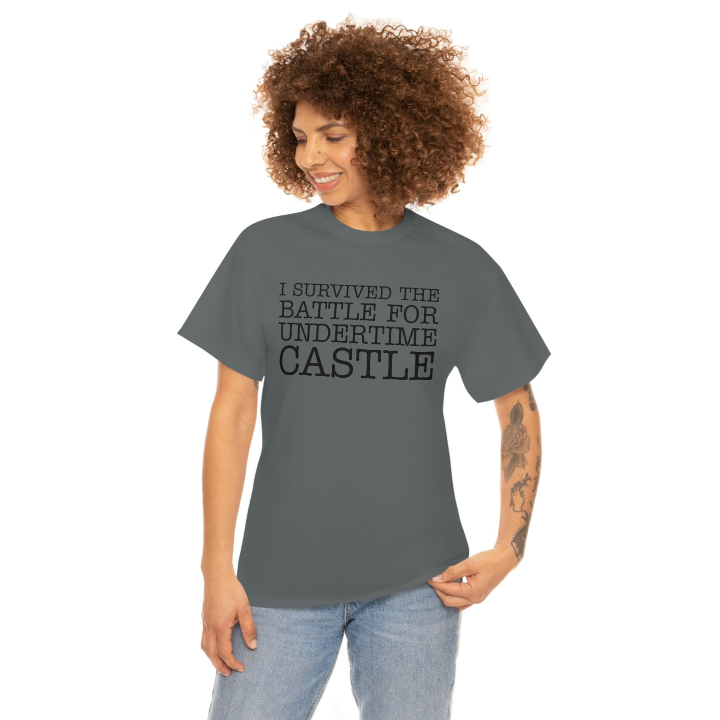 I Survived The Battle For Undertime Castle (Black Text) | Official Undertime Slopper Merch